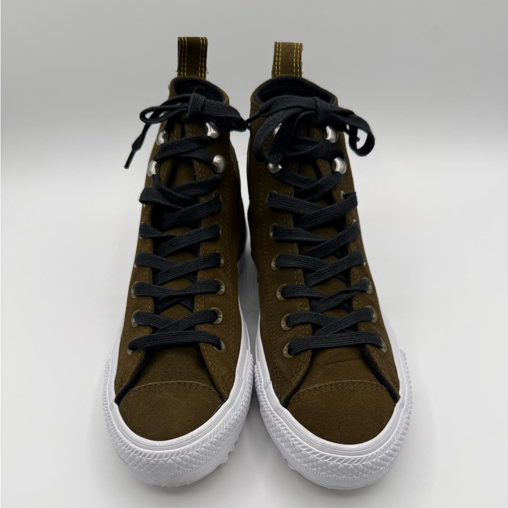 Converse Women’s Chuck Taylor All Star Hiker Hi Top 565238C Olive Green SZ 8.5 - Picture 10 of 13